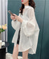 Airy Stripe Over Blouse